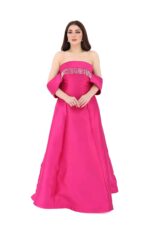 فستان سهرة فوشي توب راقي