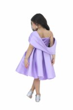 ⁦فستان بناتي فاخر بورد بالصدر⁩ - الصورة ⁦3⁩