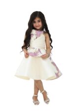 ⁦فستان بناتي بفيونكة بالصدر⁩ - الصورة ⁦2⁩