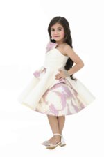 ⁦فستان بناتي بفيونكة بالصدر⁩ - الصورة ⁦5⁩