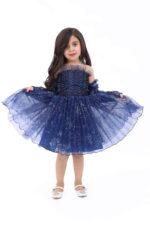 ⁦فستان بناتي بأكمام طويلة⁩ - الصورة ⁦3⁩