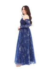 ⁦فستان سهرة طويل منفوش⁩ - الصورة ⁦7⁩