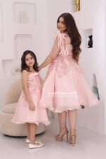 ⁦فستان قصير بتطريز فخم على الصدر⁩ - الصورة ⁦4⁩