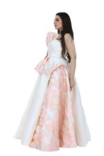 ⁦فستان سهره بفيونكة بالصدر⁩ - الصورة ⁦10⁩