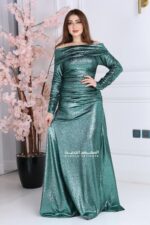 ⁦فستان طويل ناعم فخم⁩ - الصورة ⁦3⁩