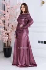 ⁦فستان طويل ناعم فخم⁩ - الصورة ⁦13⁩