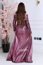 ⁦فستان طويل ناعم فخم⁩ - الصورة ⁦9⁩