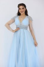 ⁦فستان سهرة تل فخم⁩ - الصورة ⁦7⁩