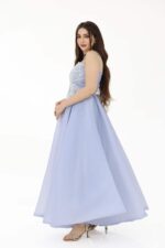 ⁦فستان سهره تب تطريز بالصدر⁩ - الصورة ⁦7⁩