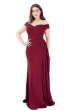 ⁦فستان سهرة بأكمام اوف شولدر⁩ - الصورة ⁦3⁩