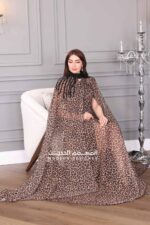 ⁦فستان ناعم نمري فخم⁩ - الصورة ⁦3⁩