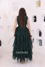 ⁦فستان سهرة تل طبقات فاخرة⁩ - الصورة ⁦3⁩