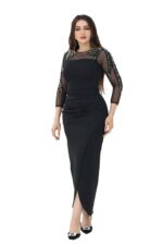 ⁦فستان مناسبات بتطريز يدوي فخم ⁩ - الصورة ⁦2⁩