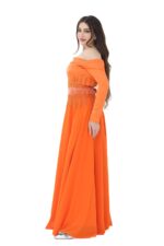 ⁦فستان سهرة كلاسيك فخم⁩ - الصورة ⁦4⁩