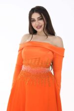 ⁦فستان سهرة كلاسيك فخم⁩ - الصورة ⁦8⁩