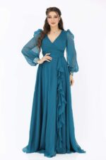 ⁦فستان ناعم بتصميم فخم⁩ - الصورة ⁦2⁩