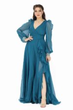 ⁦فستان ناعم بتصميم فخم⁩ - الصورة ⁦6⁩