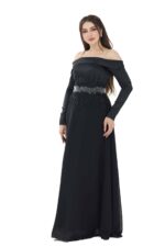 ⁦فستان سهرة كلاسيك فخم⁩ - الصورة ⁦5⁩