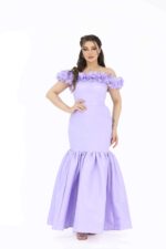 ⁦فستان ناعم اوف شولدر⁩ - الصورة ⁦2⁩