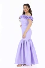 ⁦فستان ناعم اوف شولدر⁩ - الصورة ⁦3⁩