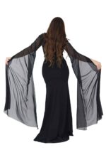 ⁦فستان سهره ملكي بأكمام شيفون⁩ - الصورة ⁦2⁩