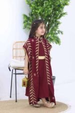 ⁦جلابية بناتي كويتي بشال انيق⁩ - الصورة ⁦5⁩