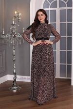 ⁦فستان سهرة تايجر انيق⁩ - الصورة ⁦2⁩