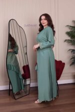 ⁦جلابية رمضانيه باحرف ذهبية فخمة⁩ - الصورة ⁦3⁩