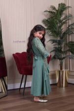 ⁦جلابية رمضانيه بناتي باحرف ذهبية⁩ - الصورة ⁦3⁩