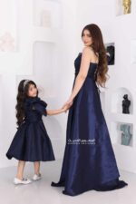 ⁦فستان بناتي انيق بفيونكة بالكتف⁩ - الصورة ⁦8⁩