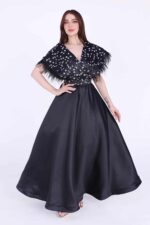 فستان سهرة كلاسيك بريش