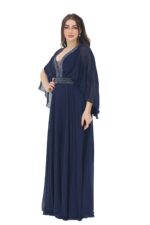 ⁦فستان سهره بتطريز يدوي فاخر⁩ - الصورة ⁦2⁩