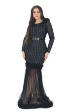 ⁦فستان سهره ترتر بتصميم روماني⁩ - الصورة ⁦2⁩