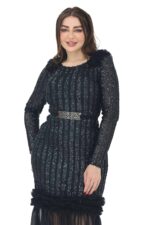 ⁦فستان سهره ترتر بتصميم روماني⁩ - الصورة ⁦4⁩