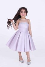 فستان بناتي تب بكسرات انيقة