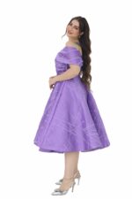 ⁦فستان قصير فخم صدر لف⁩ - الصورة ⁦5⁩