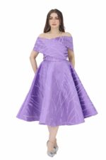 ⁦فستان قصير فخم صدر لف⁩ - الصورة ⁦3⁩