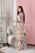 ⁦فستان سهرة مورد فخم⁩ - الصورة ⁦2⁩