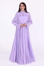 فستان ناعم بأكمام طويلة - الصورة 3