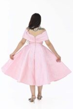 ⁦فستان قصير فخم صدر لف⁩ - الصورة ⁦8⁩