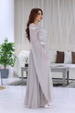 ⁦جلابية مغربي مزينة بريش⁩ - الصورة ⁦5⁩