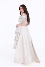 ⁦فستان سهرة ميد طبقات⁩ - الصورة ⁦3⁩