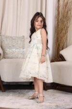 ⁦فستان بناتي للعيد مشجر فخم⁩ - الصورة ⁦2⁩