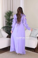 ⁦فستان ناعم بكسرات انيقة⁩ - الصورة ⁦3⁩