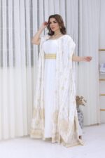 ⁦جلابية رمضانيه بتطريز ذهبي⁩ - الصورة ⁦2⁩