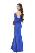 ⁦فستان ناعم بتطريز فاخر بالصدر⁩ - الصورة ⁦4⁩