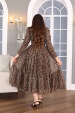 ⁦فستان ميدي تايجر فخم⁩ - الصورة ⁦4⁩