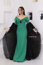 ⁦فستان سهرة باكمام طويلة فخمة⁩ - الصورة ⁦5⁩