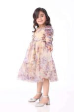 ⁦فستان بناتي ناعم مورد انيق⁩ - الصورة ⁦3⁩