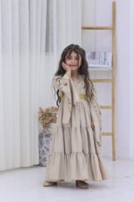 ⁦جلابية رمضانية بناتي بكسرات انيقة⁩ - الصورة ⁦2⁩